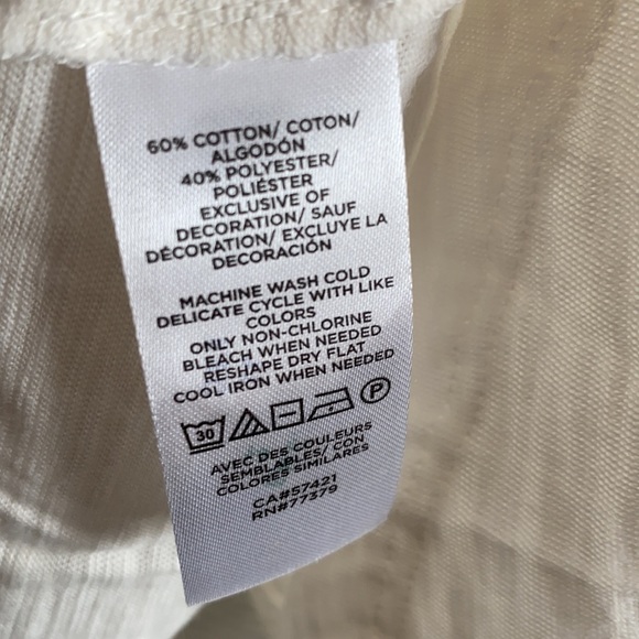 Ann Taylor Petite Cutout Shell L Petite - Picture 8 of 9